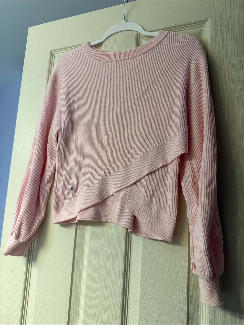 lululemon athletica Pink Milkshake Reversible Crossover Sweater